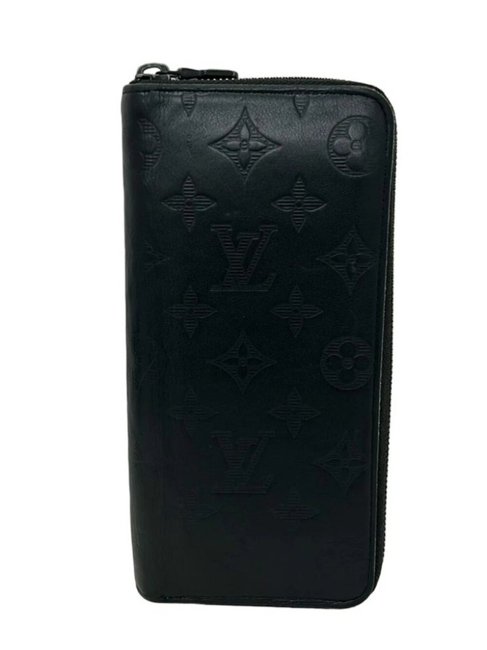 LOUIS VUITTON Zippy Wallet Vertical Monogram Shadow Long Wallet